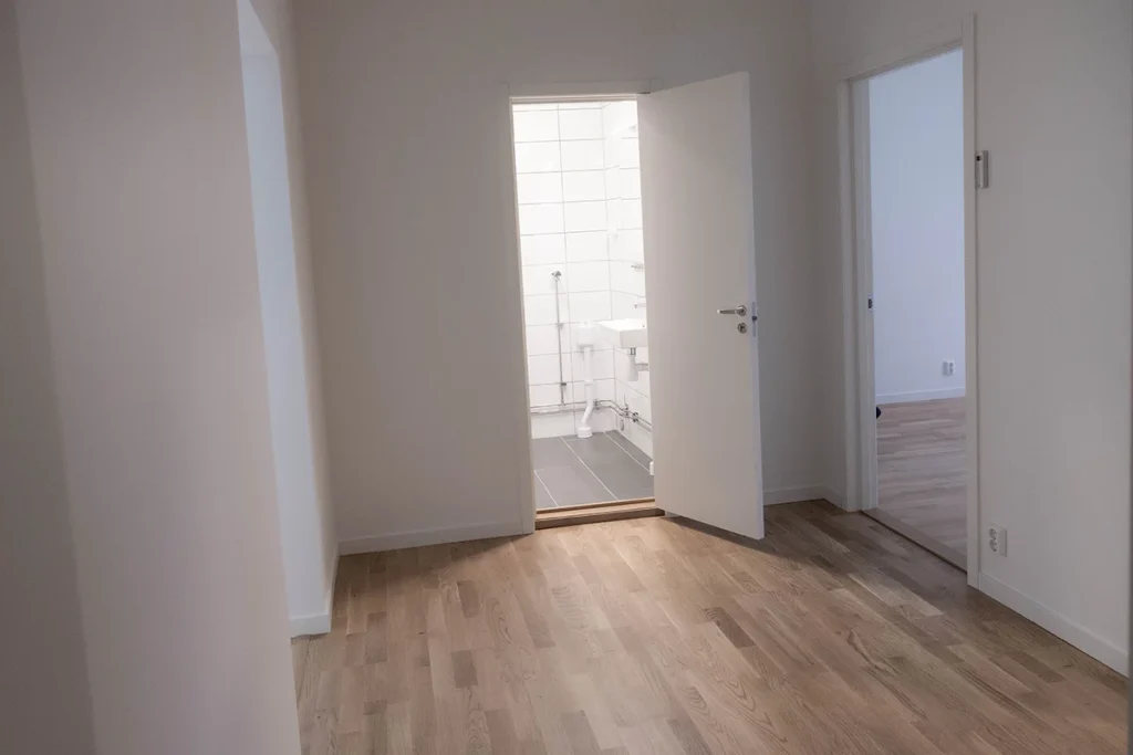 Hallen hos Pulsen Fastigheter efter renovering